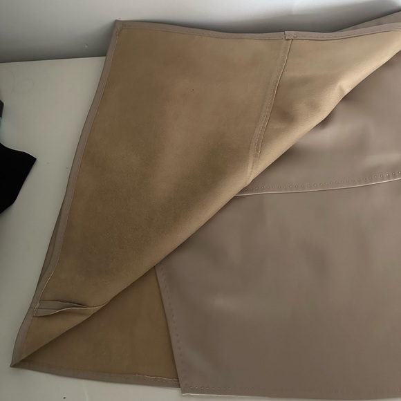 Max Studio Faux Leather Mini Skirt - Picture 2 of 2